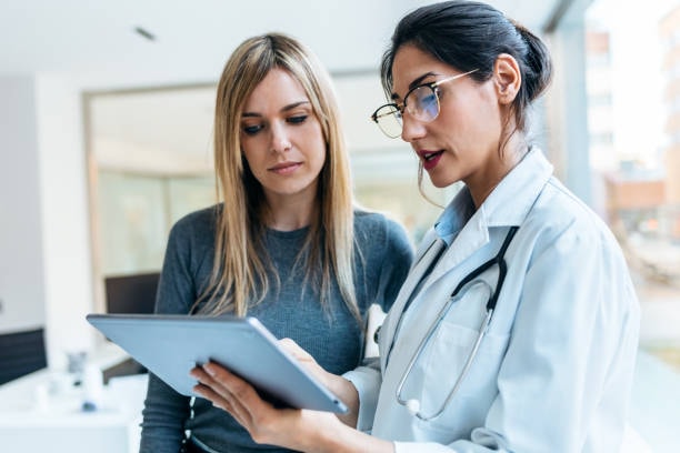 A healthcare provider discussing with a patient about Suboxone and its effects on sleepiness.