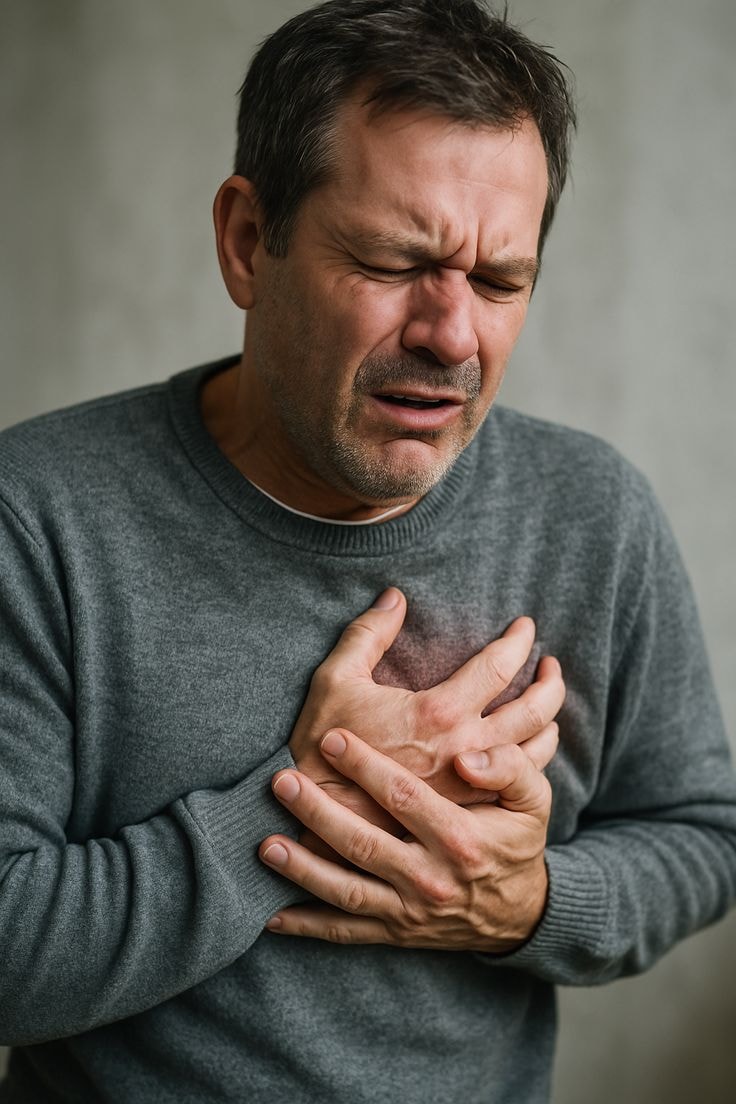 A graphic representation of heart conditions worsened by opioid use, showing various heart problems.