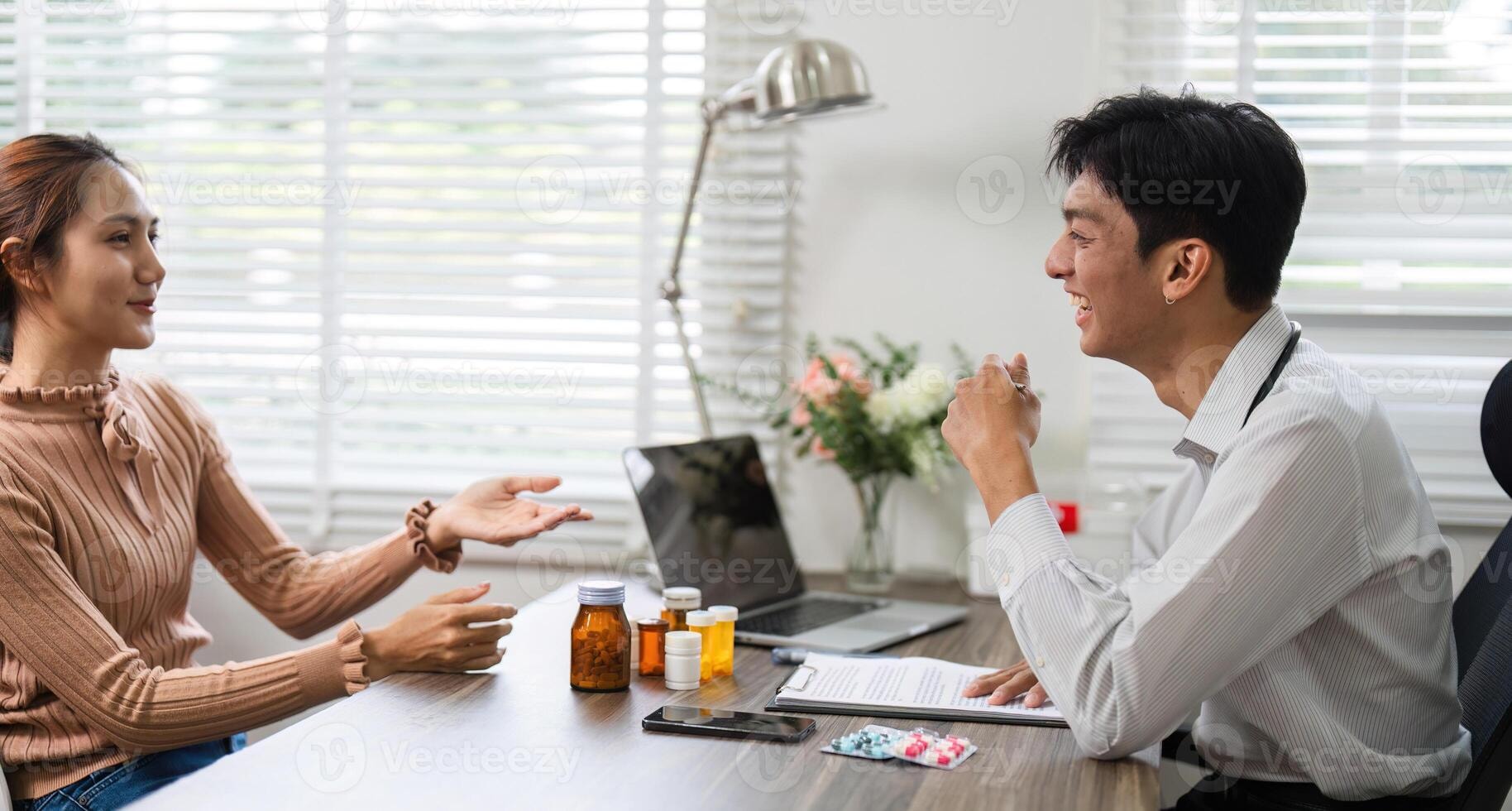 A healthcare professional discussing medication management with a patient on Suboxone.