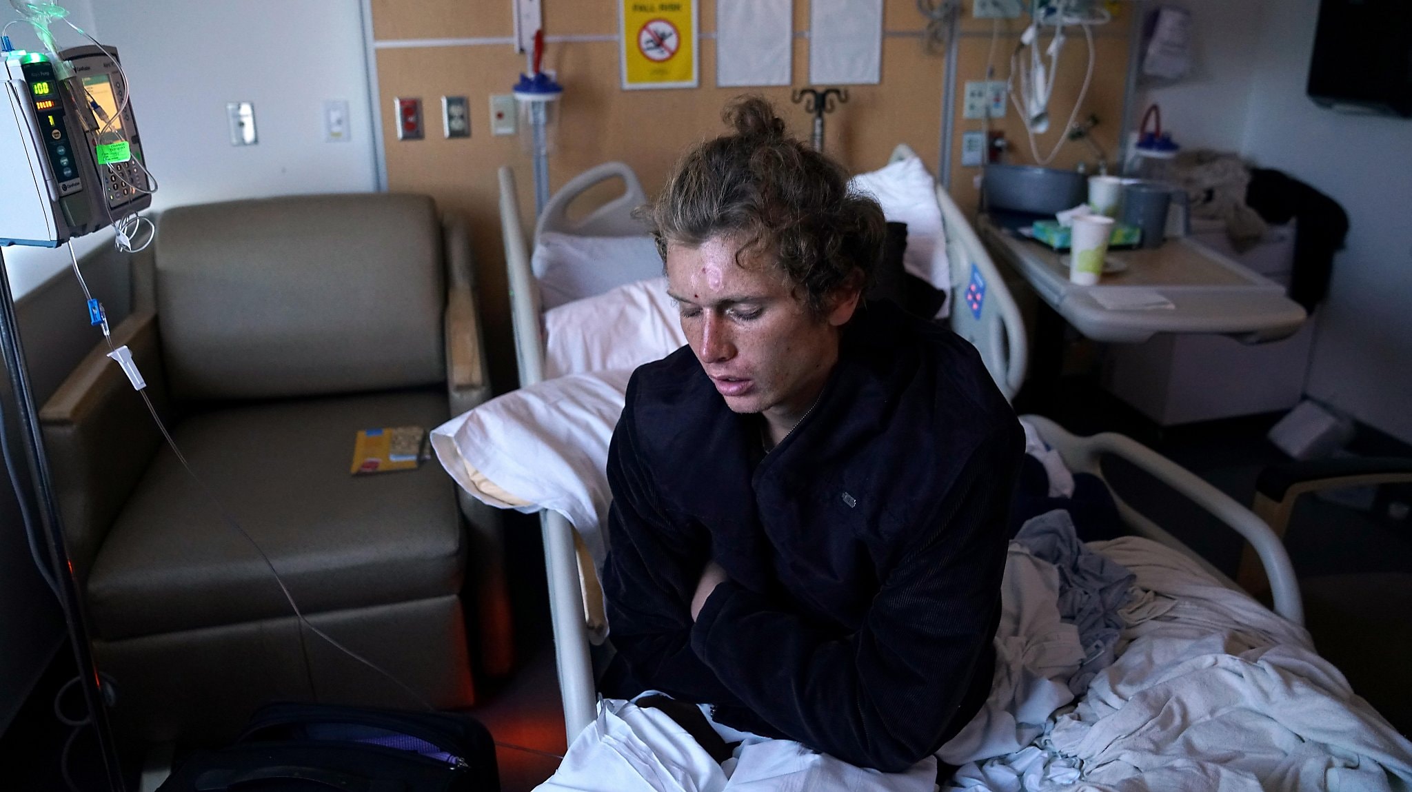 A graphic depicting the dangers of medetomidine overdose to humans.