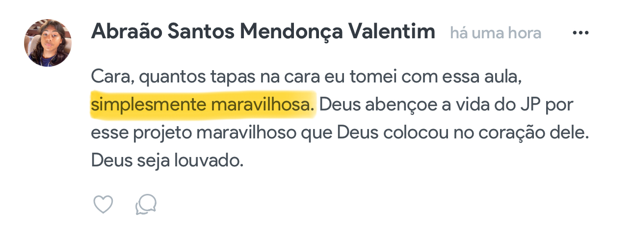 caroussel depoimentos