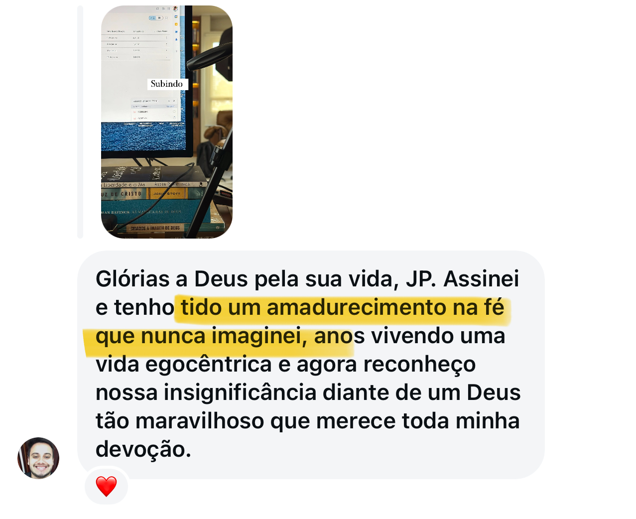 caroussel depoimentos