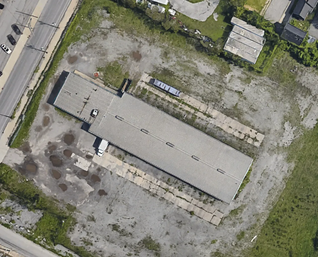 Aerial view of the Babcock Plant in Buffalo, New York