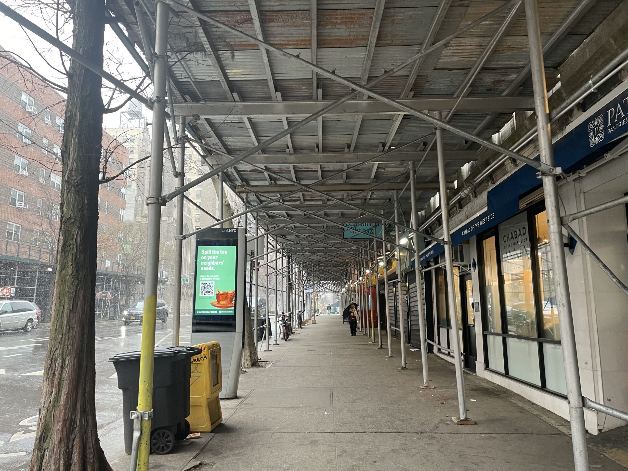 “In the Fight Against Scaffolding, the Upper West Side Has Plenty of Sheds in the Game” – West Side Rag, March 5, 2025