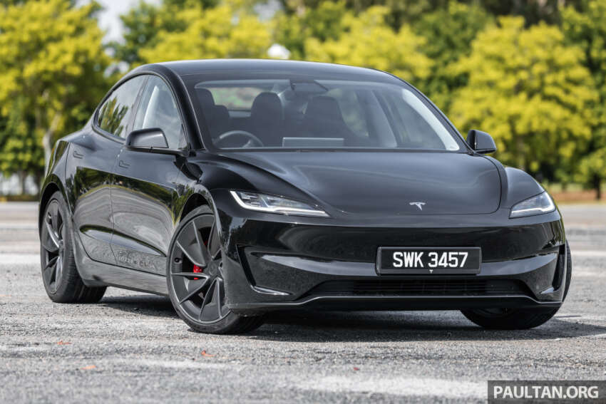 Number 3: Tesla Model 3, best value premium sedan.
