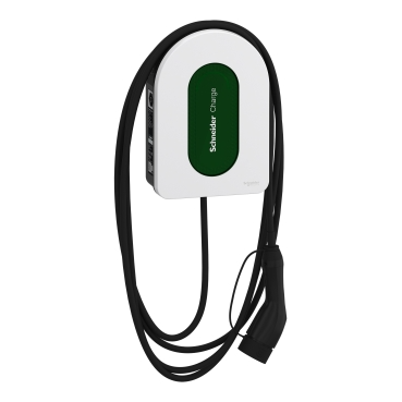 Schneider Charge EVH5A07N2C7 7.4 kW home EV charger with tethered Type 2 cable