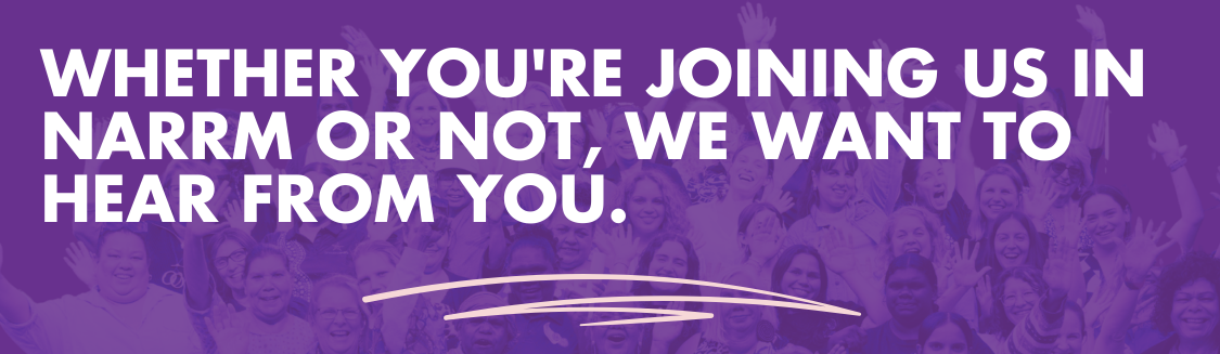 Whether you're joining us in Narrm or not, we want to hear from you.
