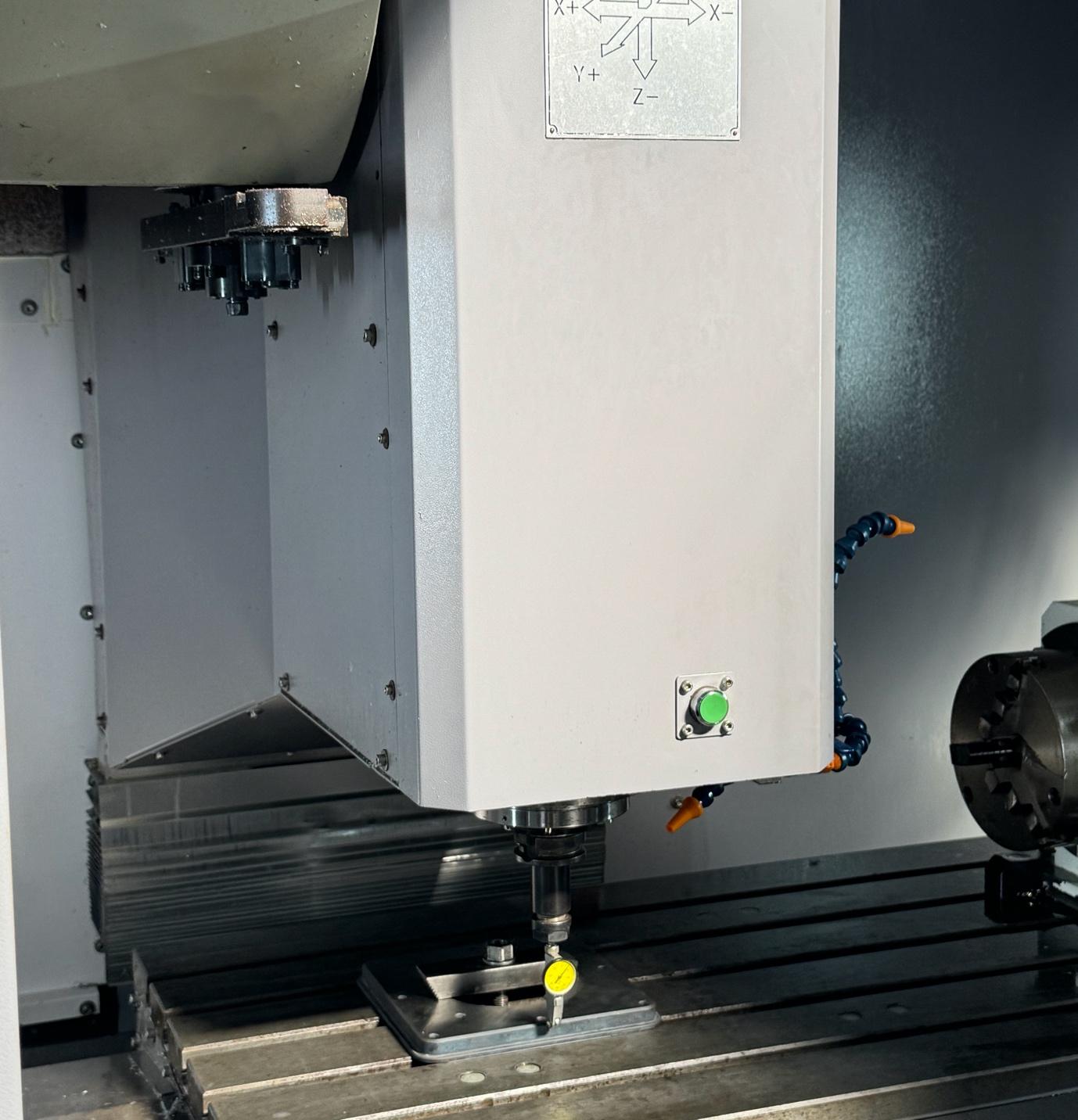 Calibrating a 4-axis CNC milling machine