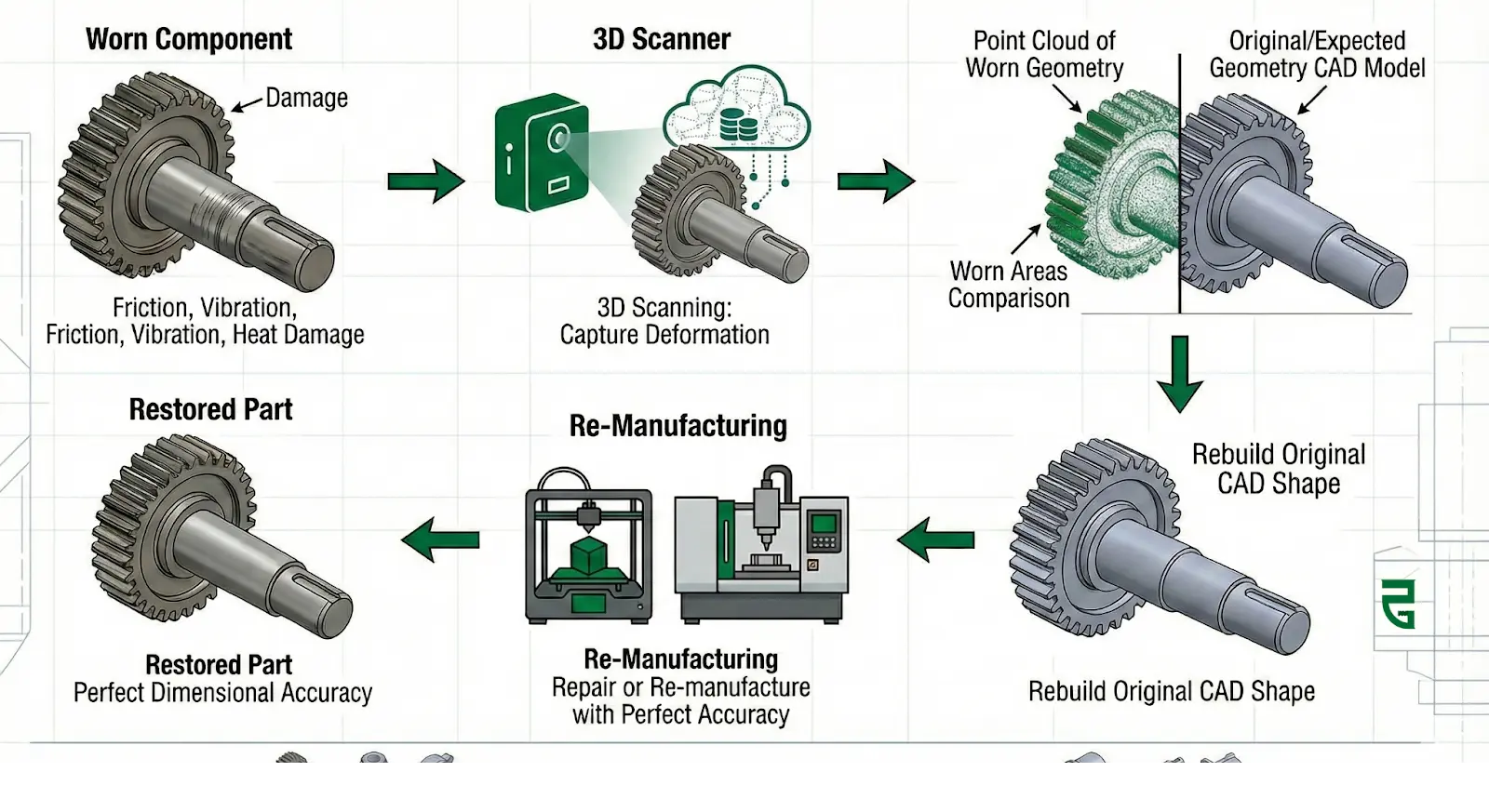 Restoring Worn or Damaged Parts