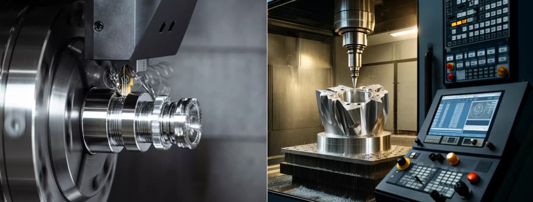 CNC Turning steel vs CNC Milling steel