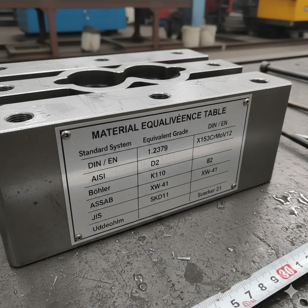 كيف تتم عملية تصنيع قالب قطع من فولاذ 1.2379 خطوة بخطوة؟