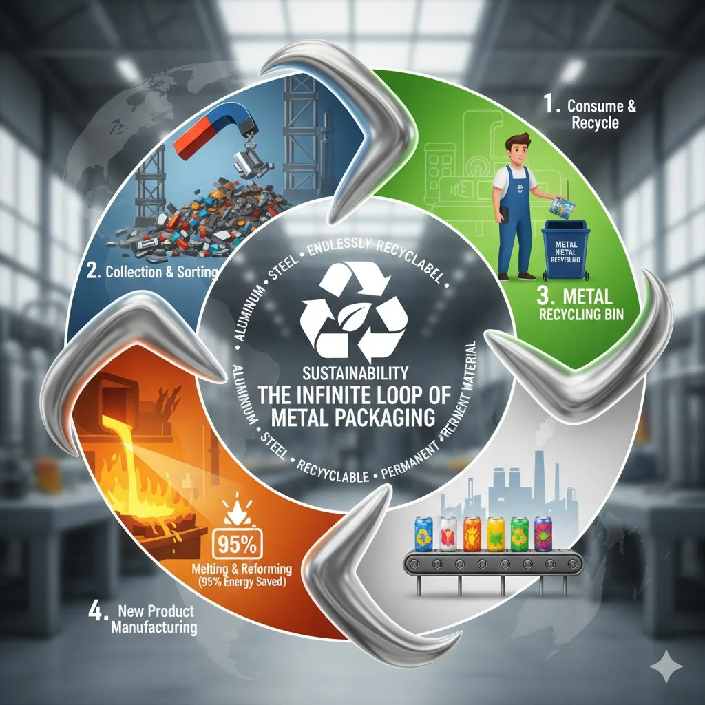 Sustainability: The Infinite Loop of Metal Packaging