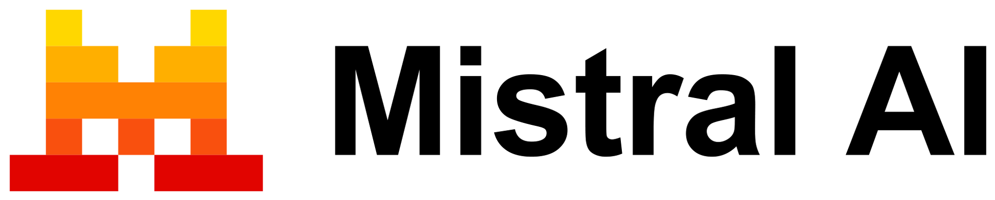 Mistral AI's new logo from 2025