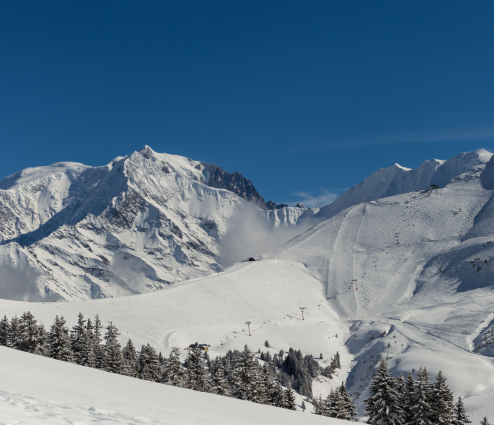 Domaine skiable et enneigé de Saint-Gervais