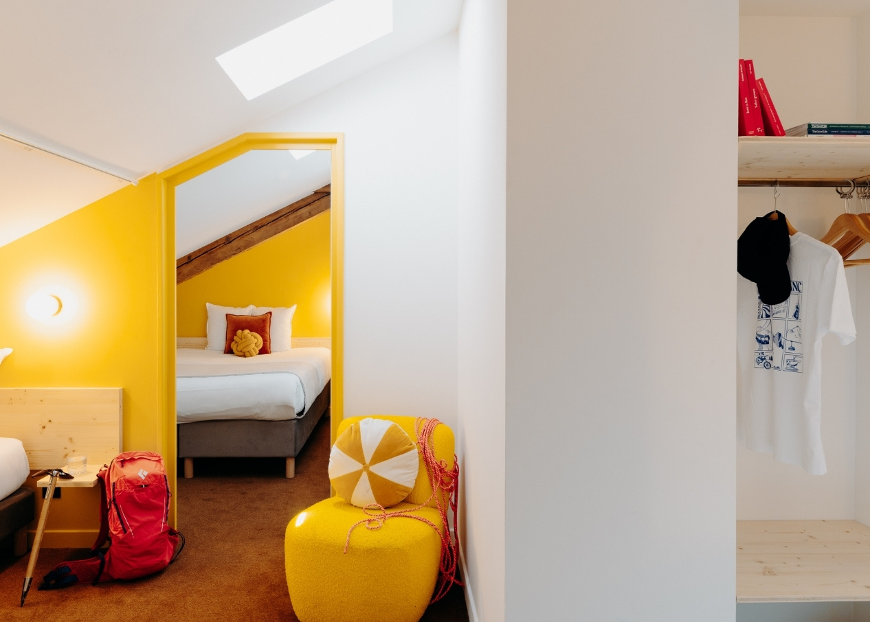 The XL room: a private cocoon for a peaceful stay.