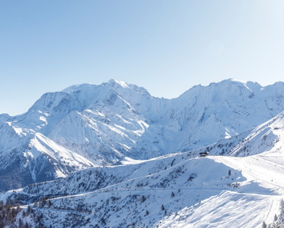 Une nature généreuse avec vue sur le Mont-Blanc à Saint-Gervais
