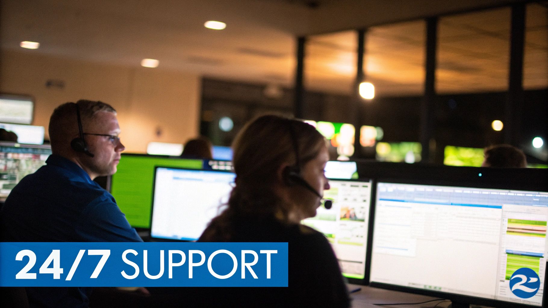 An IT professional providing 24/7/365 Technical Support and Faster Response Times