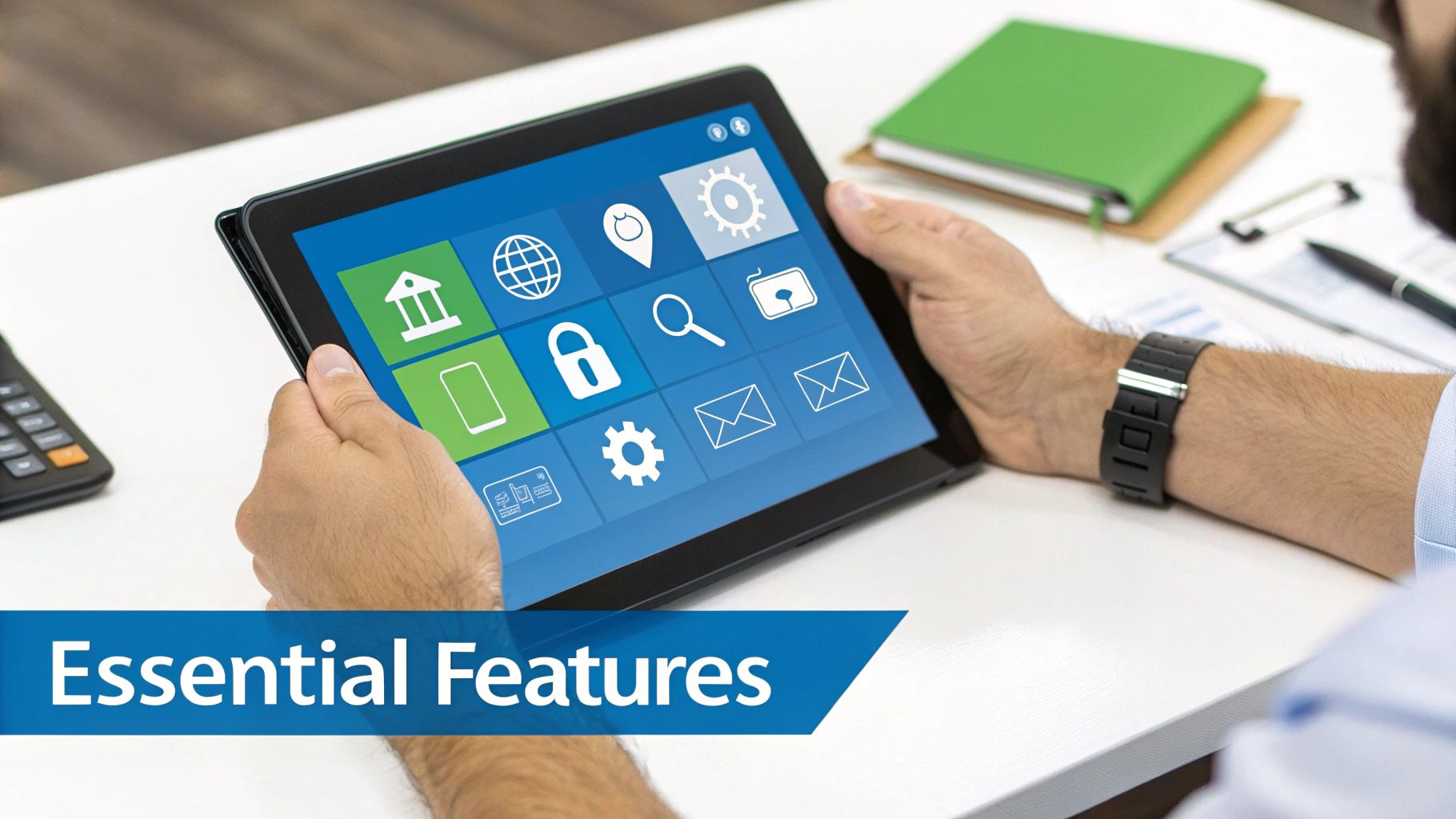 Technician examining data backup systems in a server room.