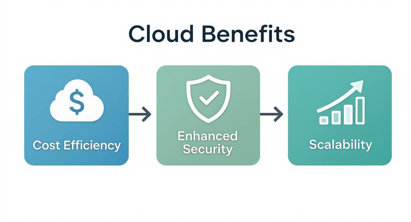 Infographic about cloud managed services