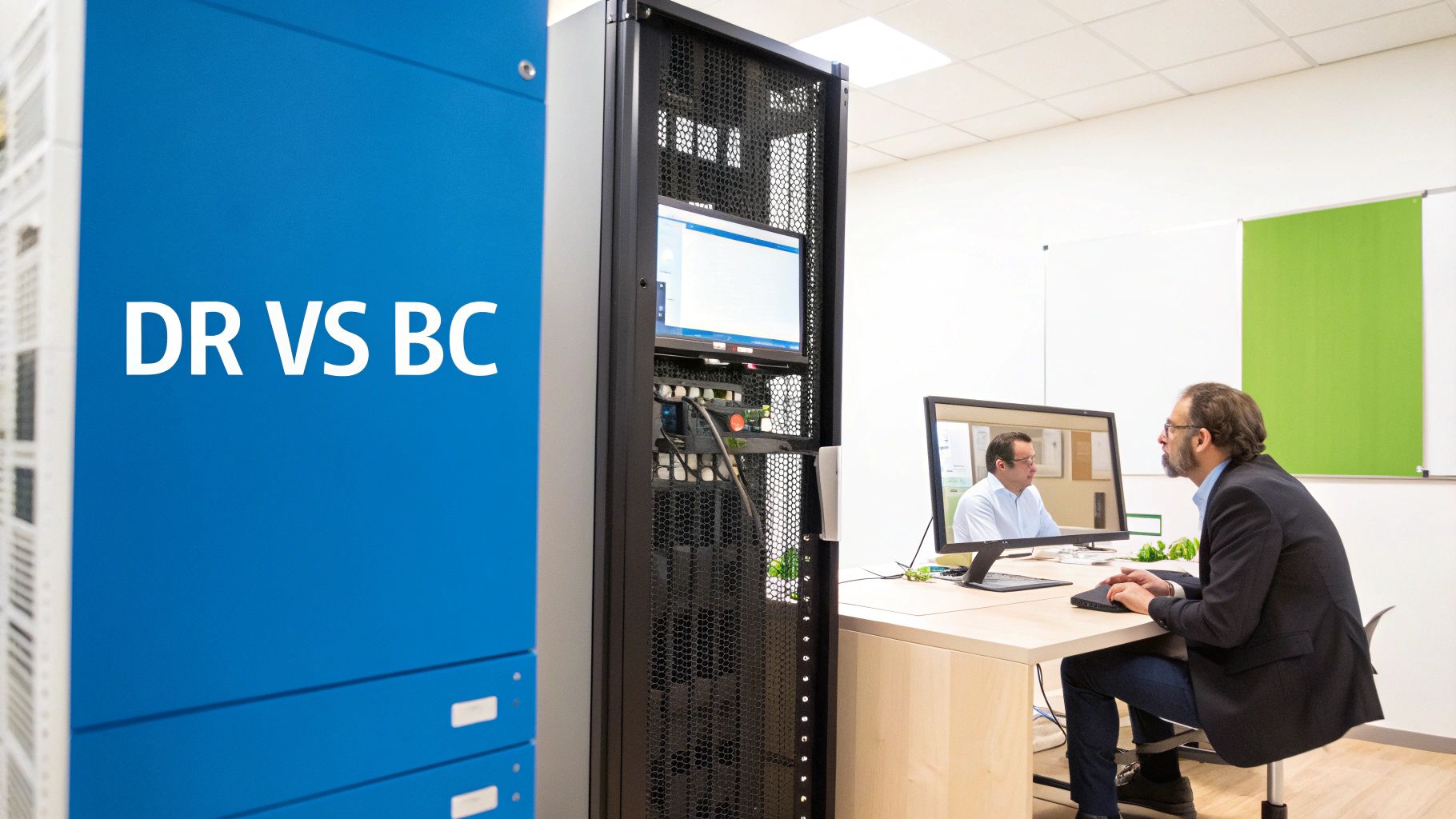 A team collaborating around a whiteboard, planning a business strategy