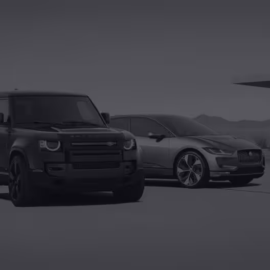 Range Rover and Jaguar cars