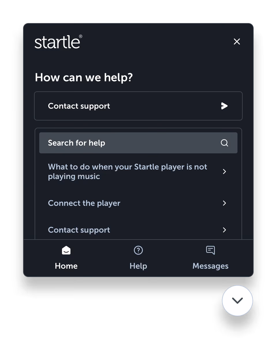 UI showing Relentless Support™