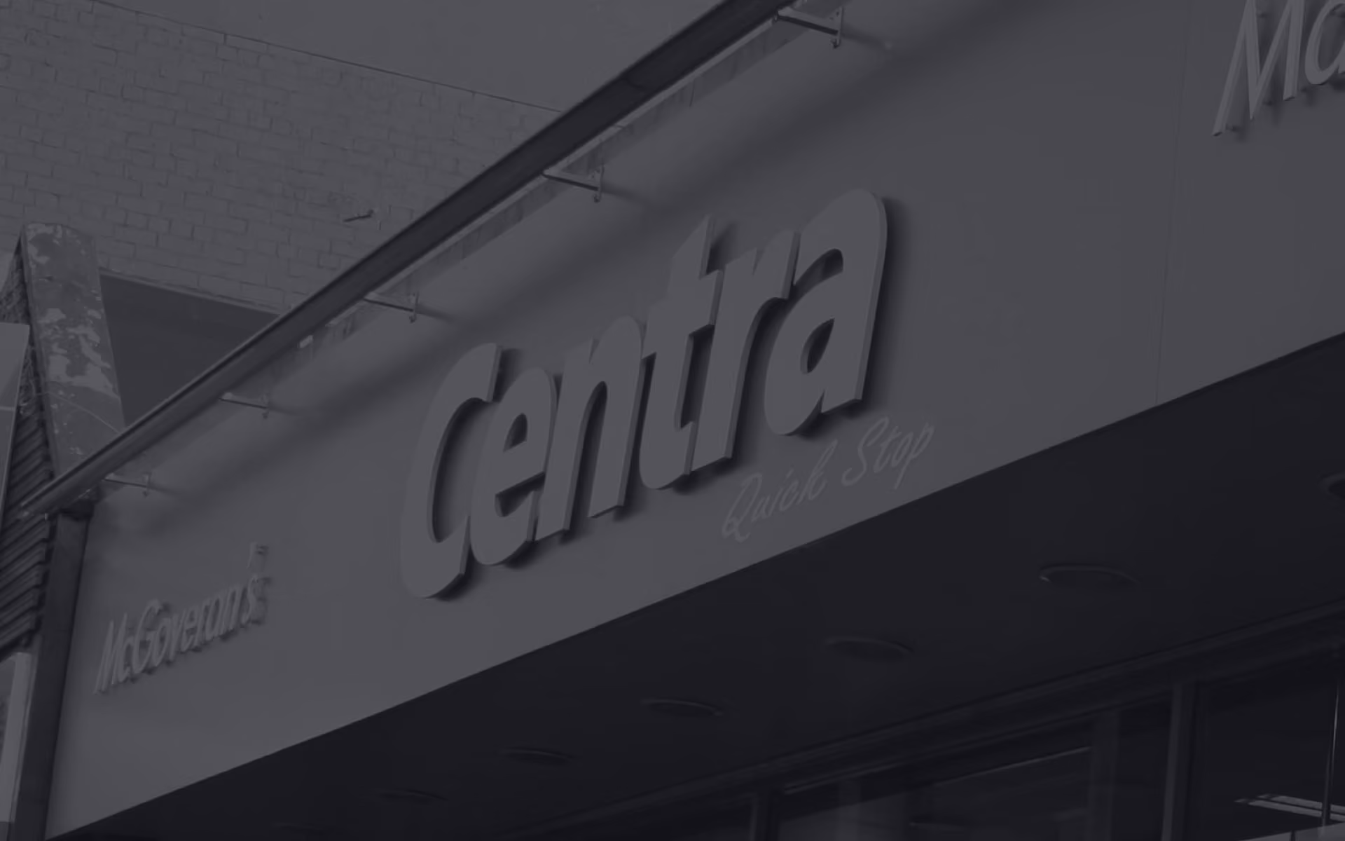Centra store sign