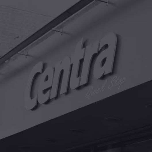 Centra store sign