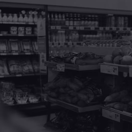 Grocery store interior