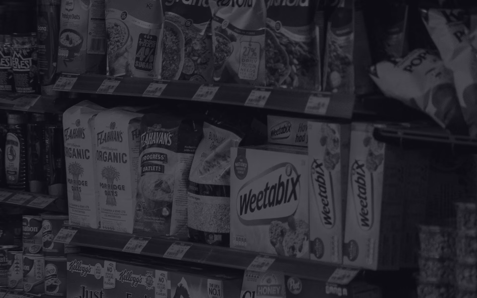 Grocery store interior