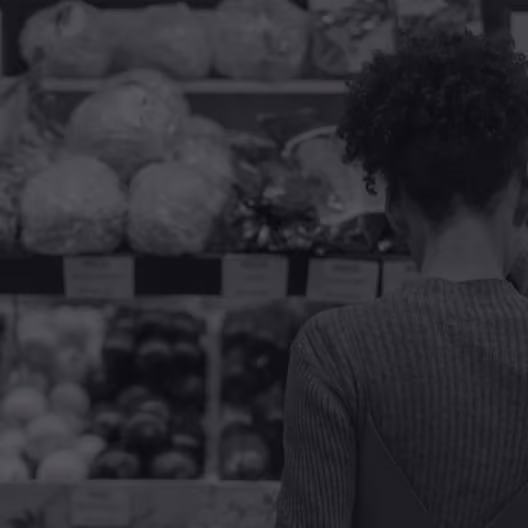Woman grocery shopping