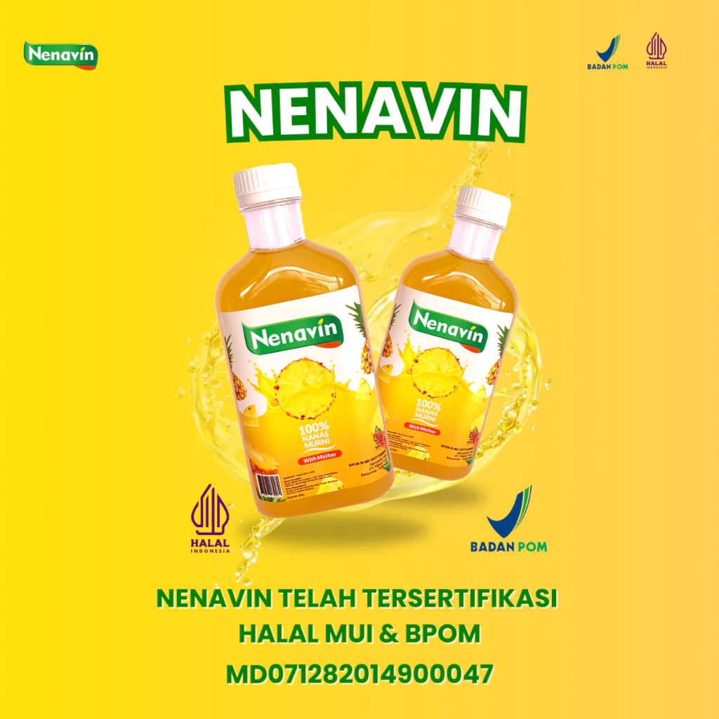 Memeriksa label halal pada produk cuka nanas