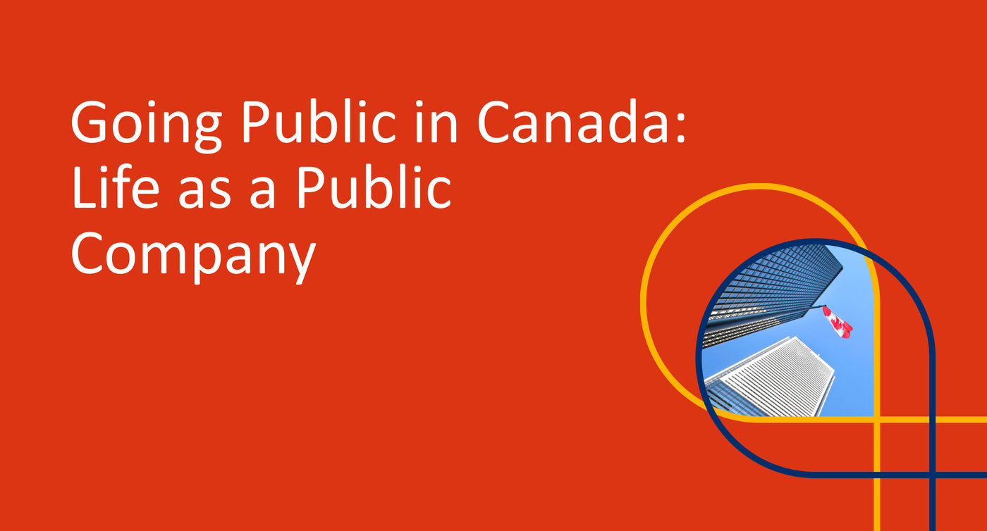 Going Public in Canada Part Three: Life as a Public Company. A Forbes Andersen LLP article.
