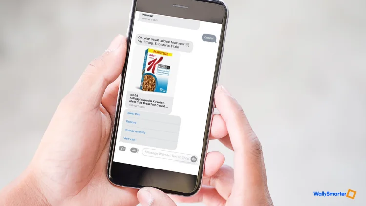 Shop on Walmart by Texting