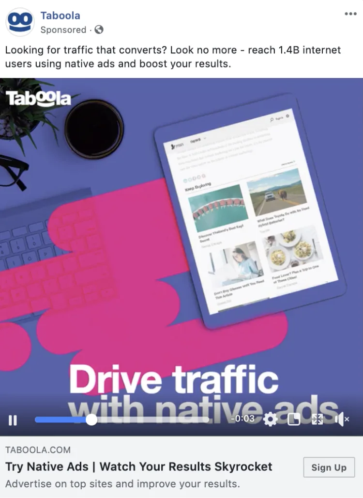 Taboola video