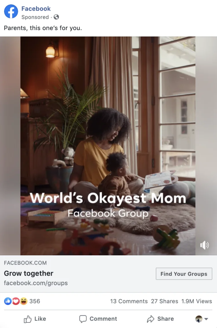 Facebook Groups video