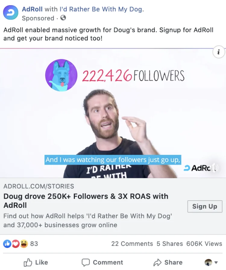 AdRoll video