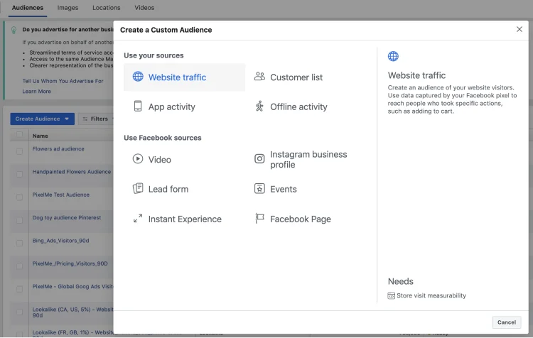 Create Audience