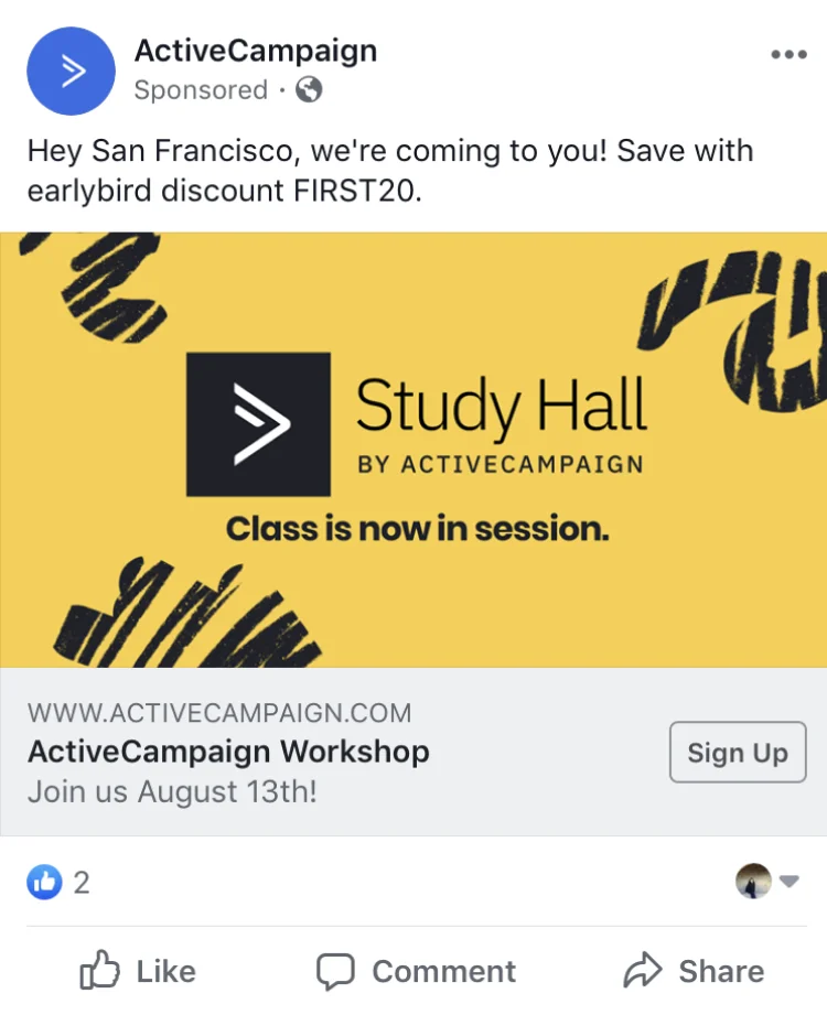ActiveCampaign Post