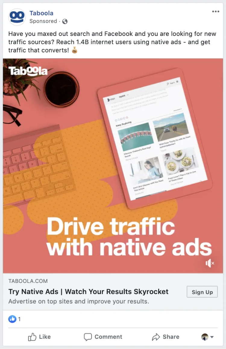 Taboola post