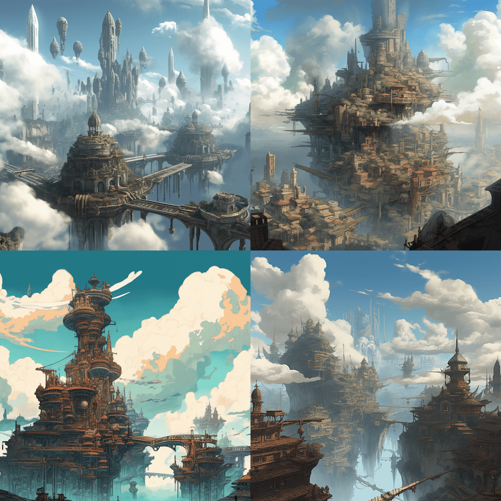 MidJourney landscape example