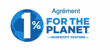 Logo 1% pour la Planète - Soutien environnemental au Lieu Utile
