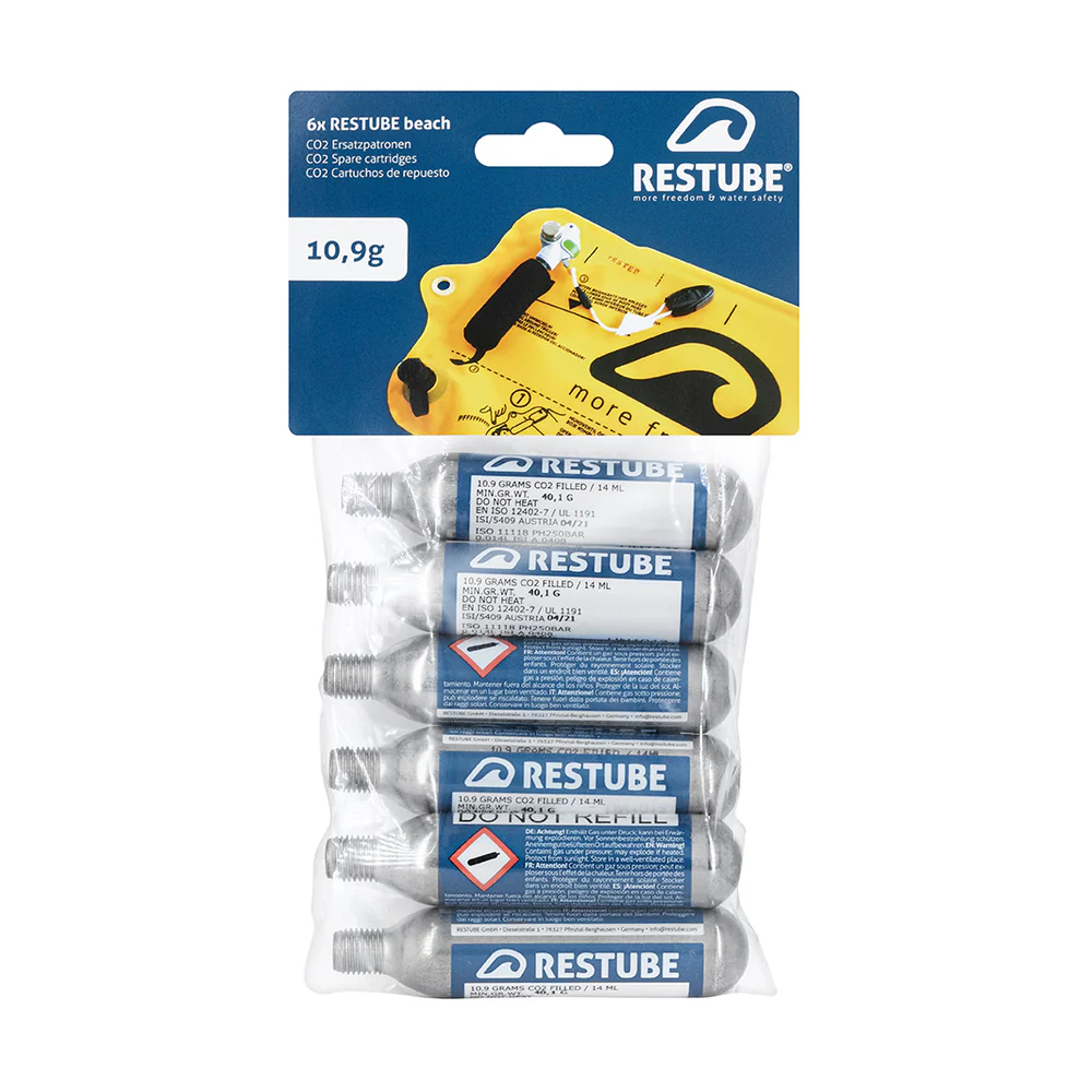RESTUBE 6X CO2 CARTRIDGES (10,9G)