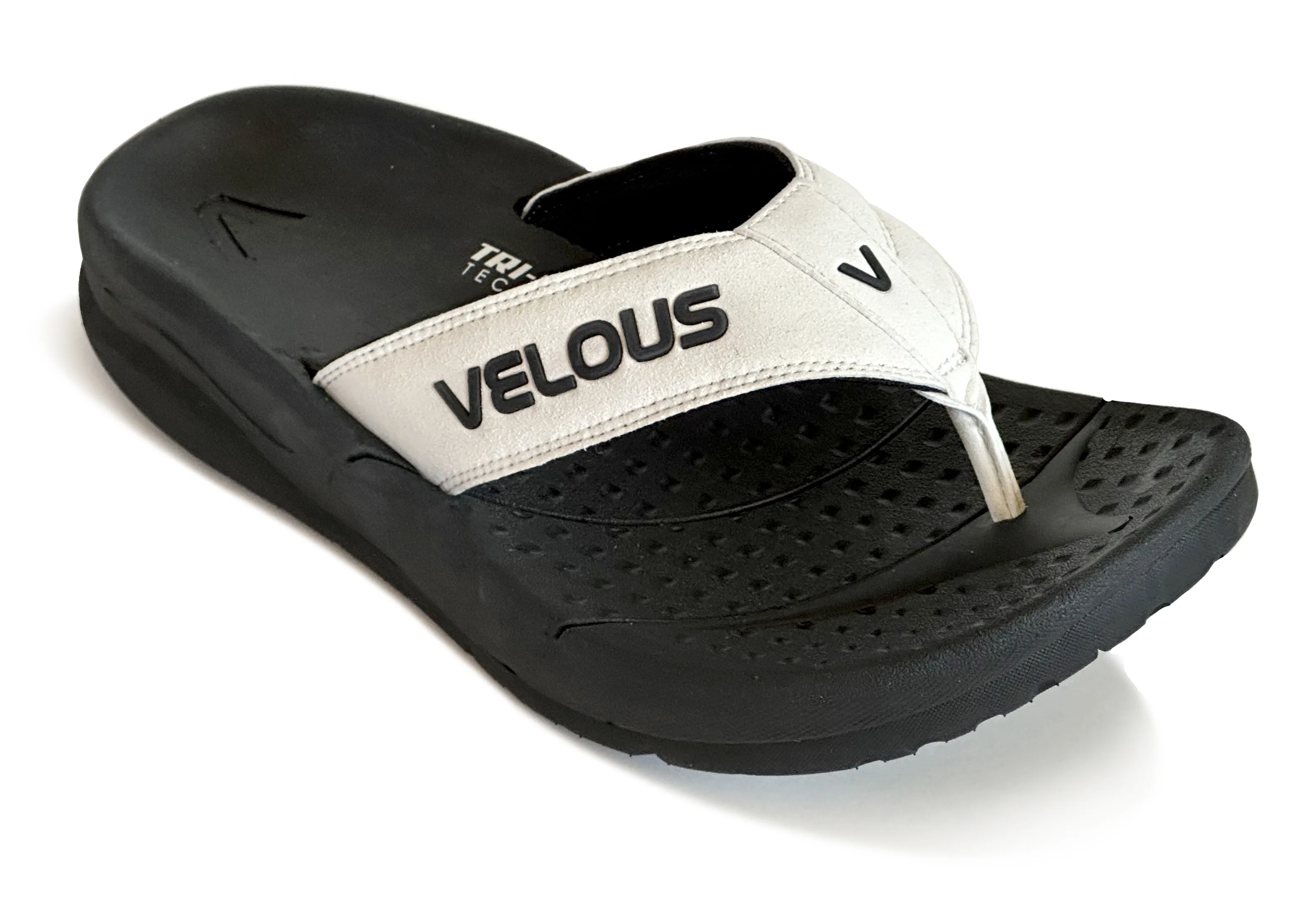 VELOUS PACIFIC SLIPPER WHITE/BLACK 43
