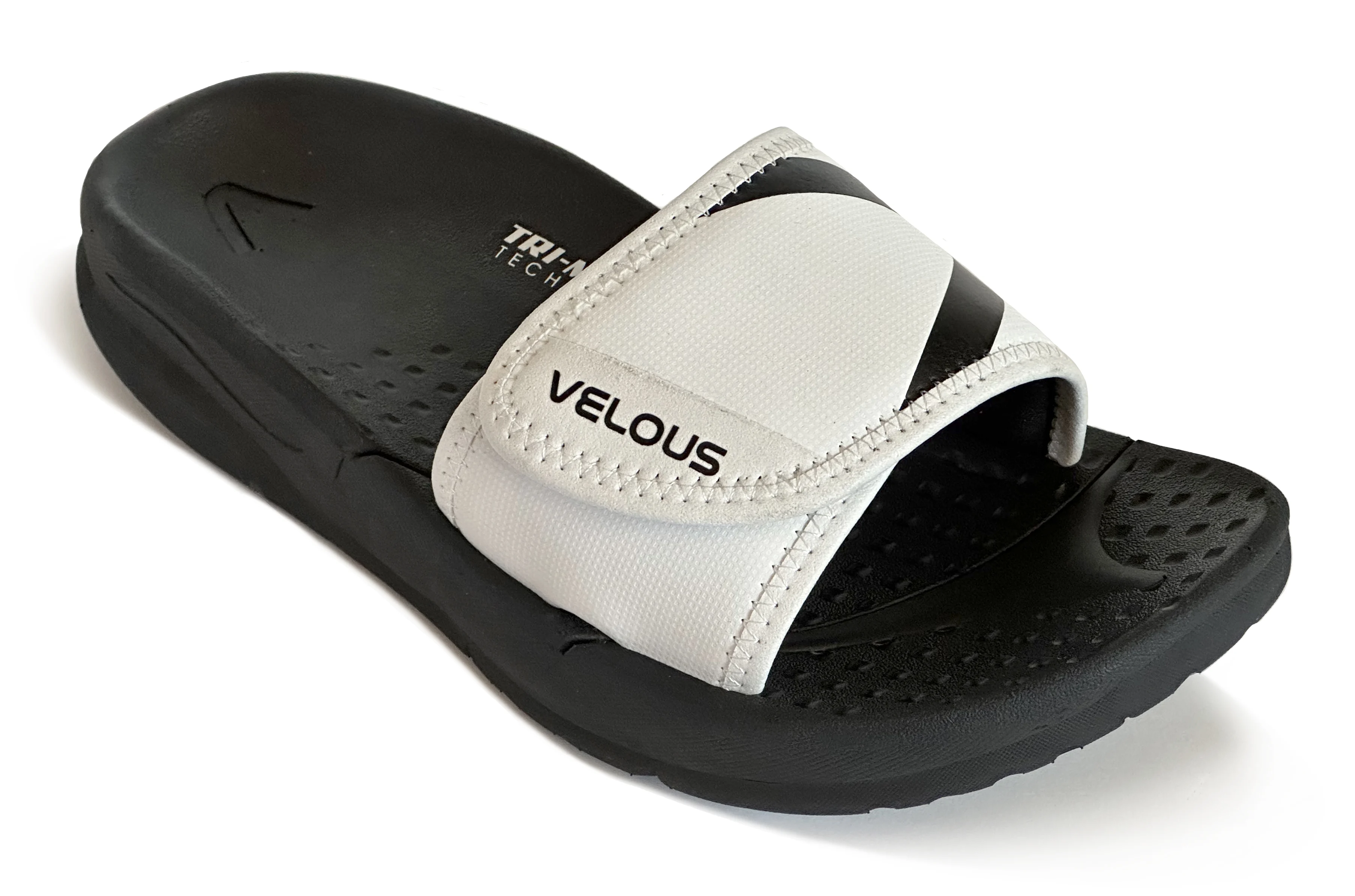 VELOUS HOYA SLIDE WHITE/BLACK 46