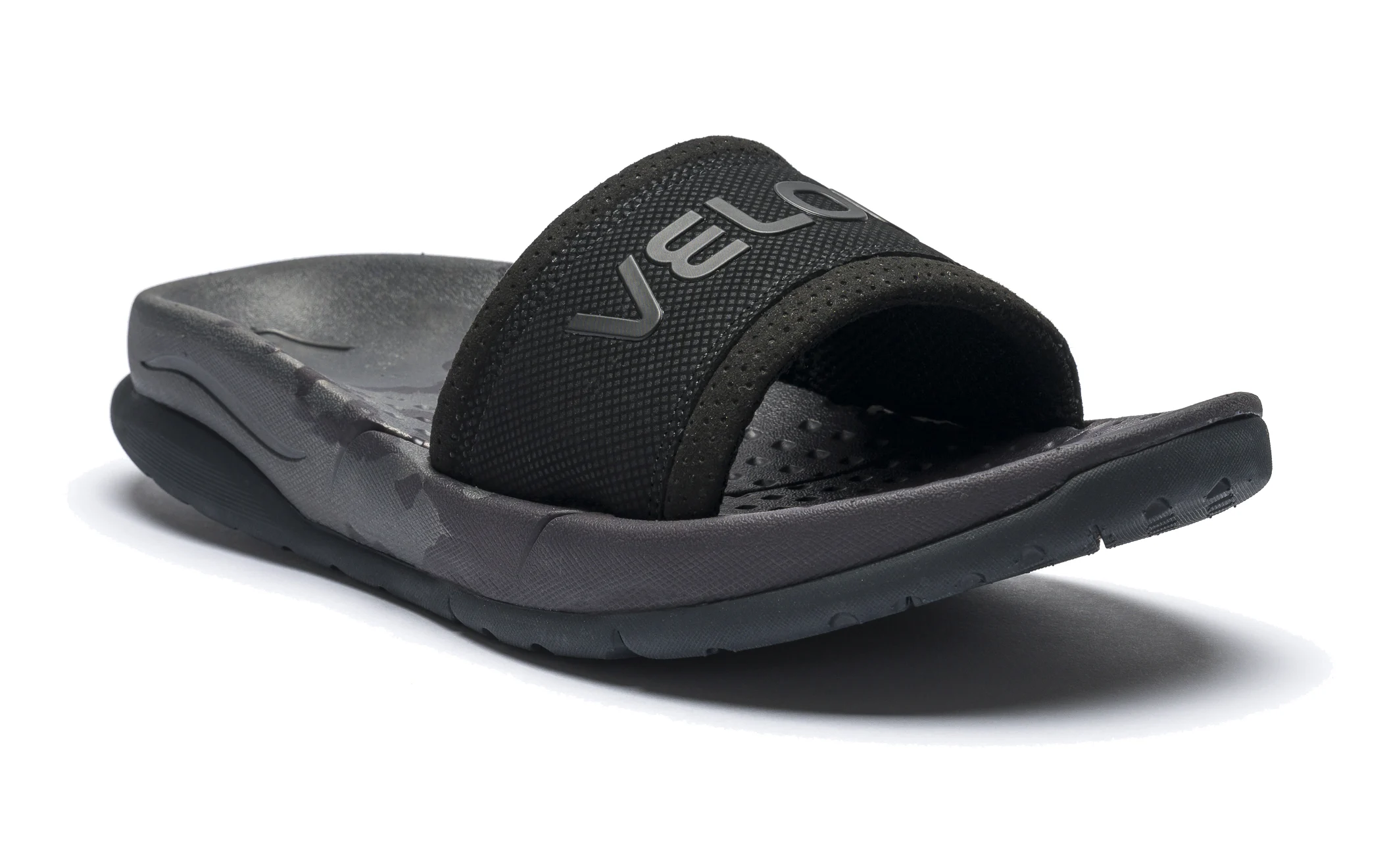 VELOUS LAGUNA SLIDE DONKER ZWART/GRIJS 43
