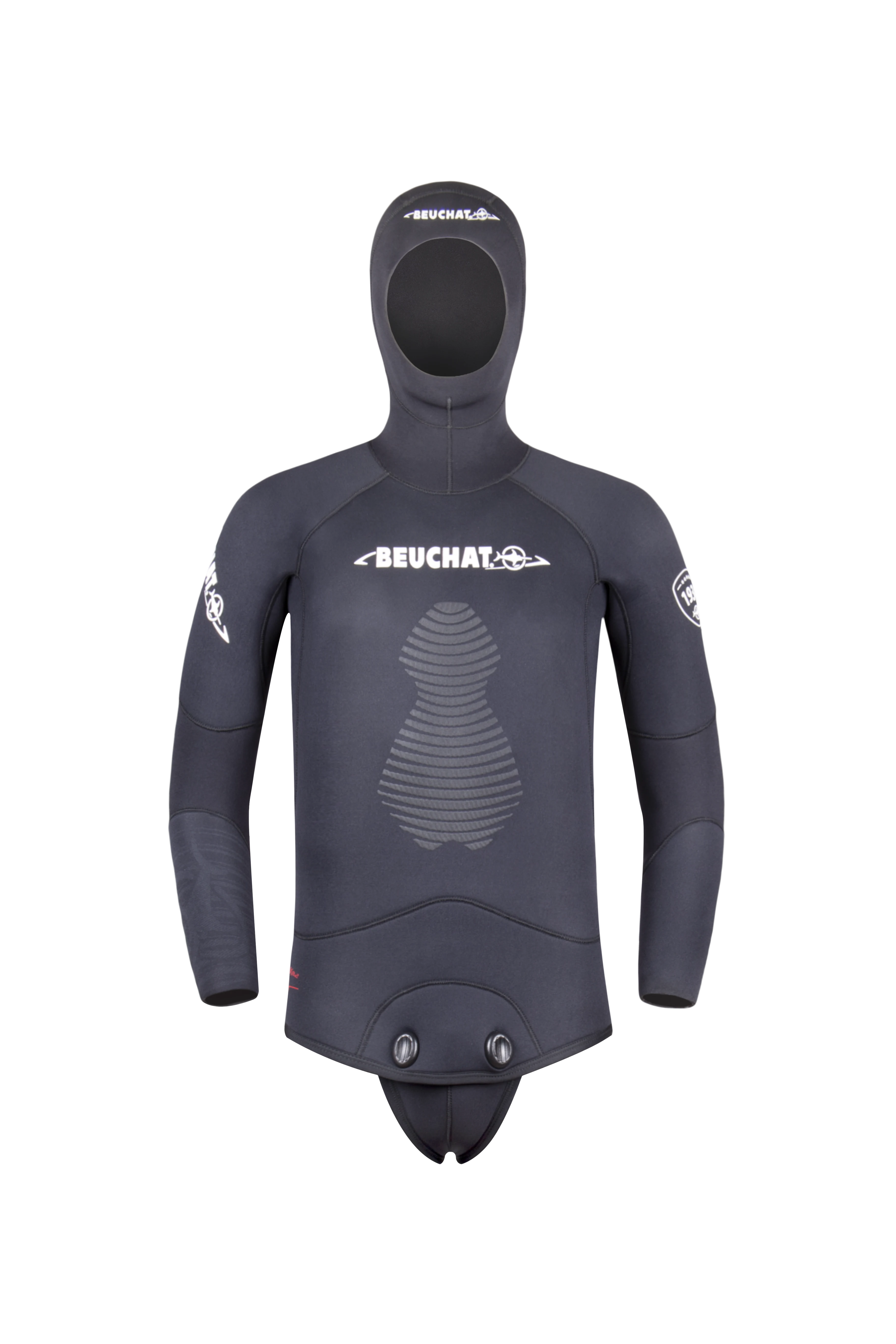 BEUCHAT ESPADON - WETSUIT JACKET 7 MM - OPEN CELL / NYLON L﻿