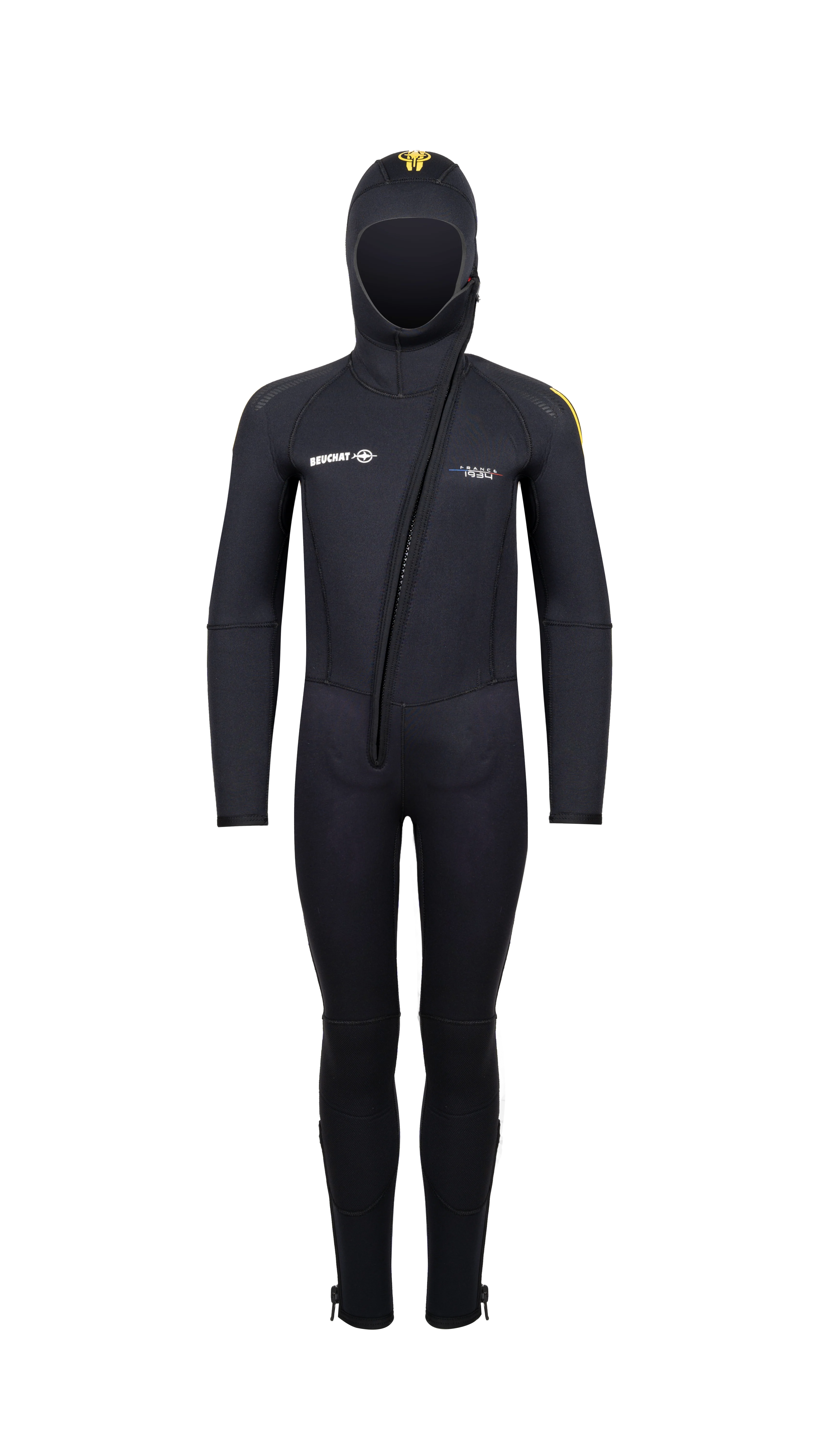 BEUCHAT 1DIVE JR WETSUIT MET CAPUCHON 7 MM 10-12 JAAR