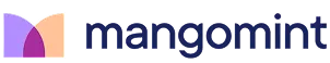 Mangomint company logo with a stylized mango and mint leaf icon in purple, orange, and pink colors.