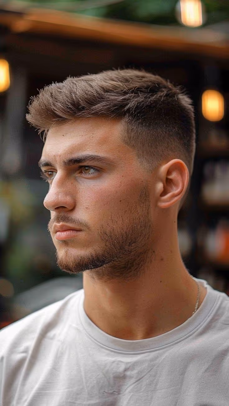 Pompadour haircut men
